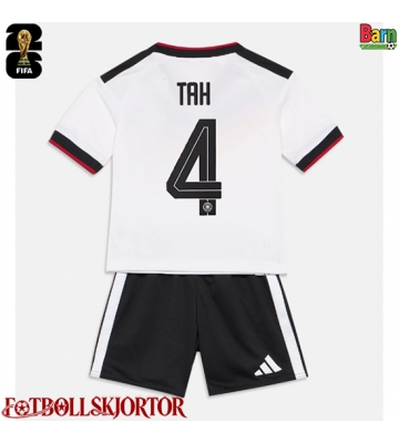 Tyskland Jonathan Tah #4 Hemmakläder Barn VM 2026 Kortärmad (+ Korta byxor)